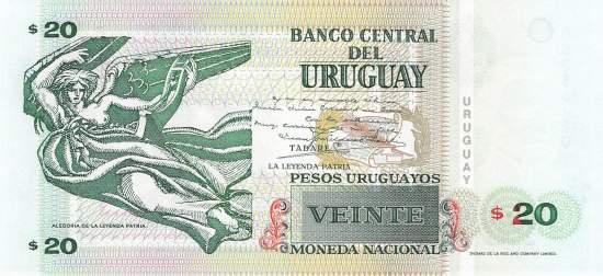 Uruguay 20 Pesos p83 2000